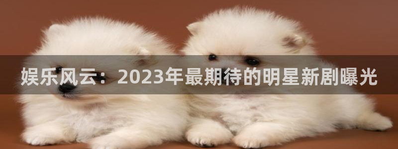 大满贯体育娱乐注册链接：娱乐风云：2023年最期待的明星新剧曝光